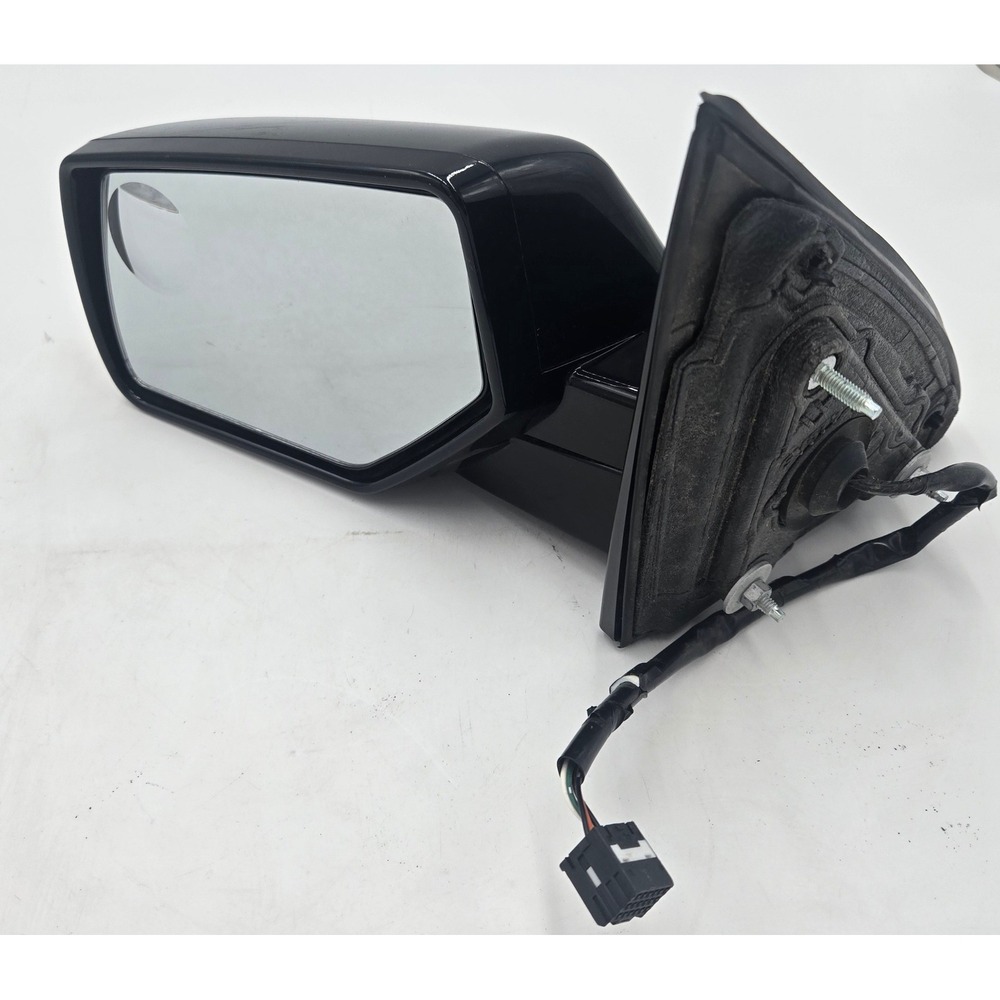 14-18 Chevy Silverado GMC LH Driver Power Side Mirror Textured Black OE 23180092